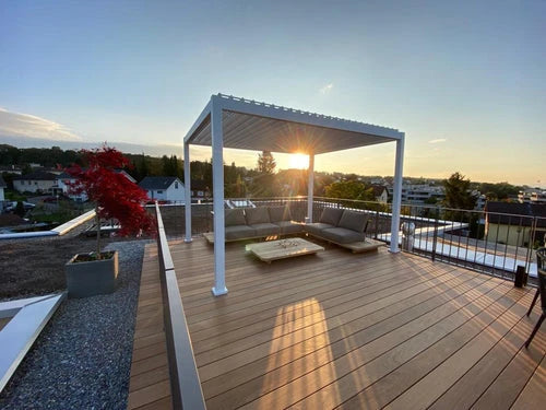 Pergola white: elegance and style with Sky Pergola
