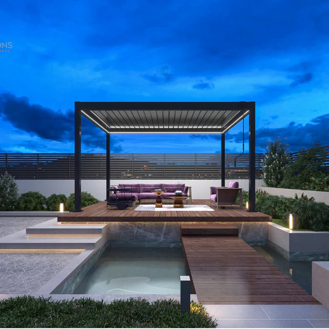 Pergola Wood – Aluminum Pergola from Sky Pergola is better!
