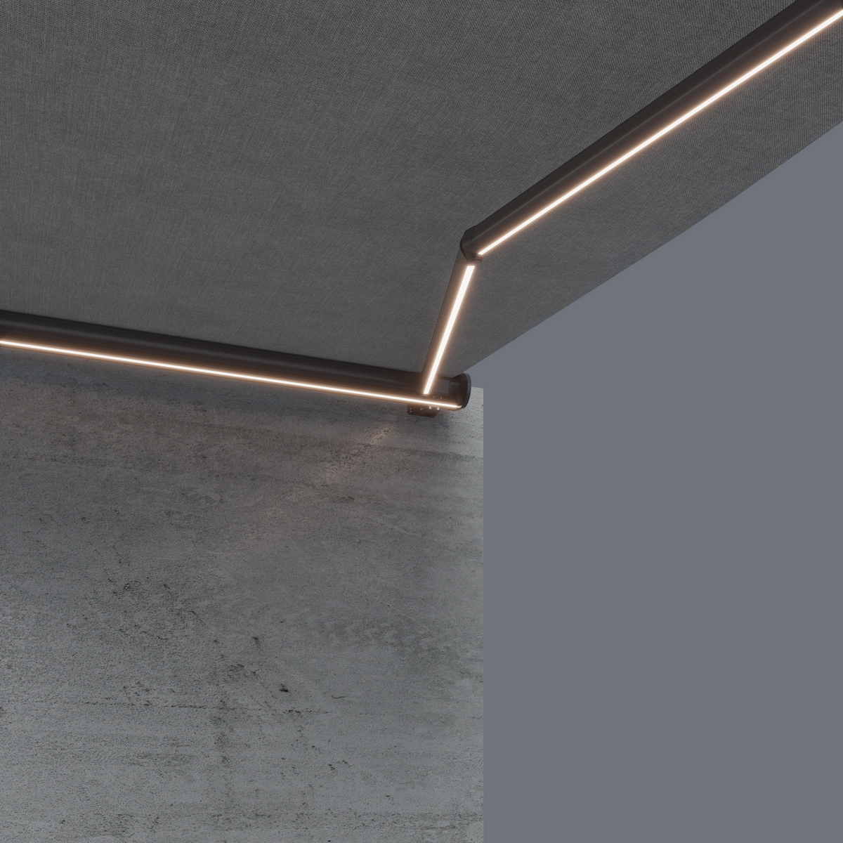 LED integrated into the cassette and arms
