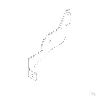 SkyMax Ultra - Right end cap for drive louvre - ECDL - 24-26