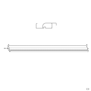 SkyMax Ultra - Louver with LED Light - C3 - 24-26