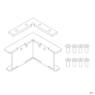 SkyMax Ultra - Beam Connector with Screw - 19-1 - 24-26