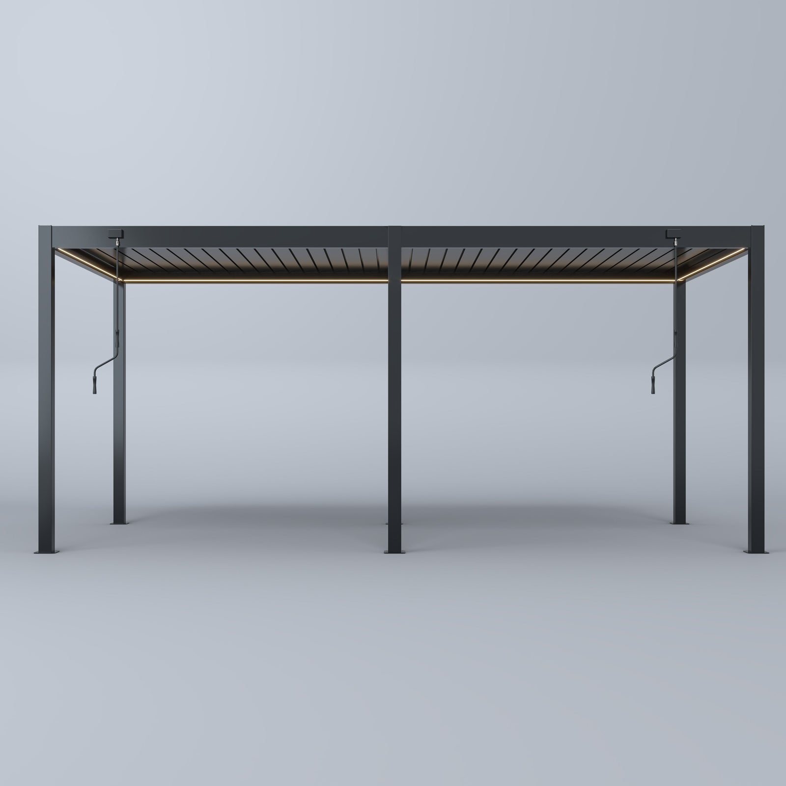 Display model: SkyLite ECO Aluminium Pergola LED 3m x 6m