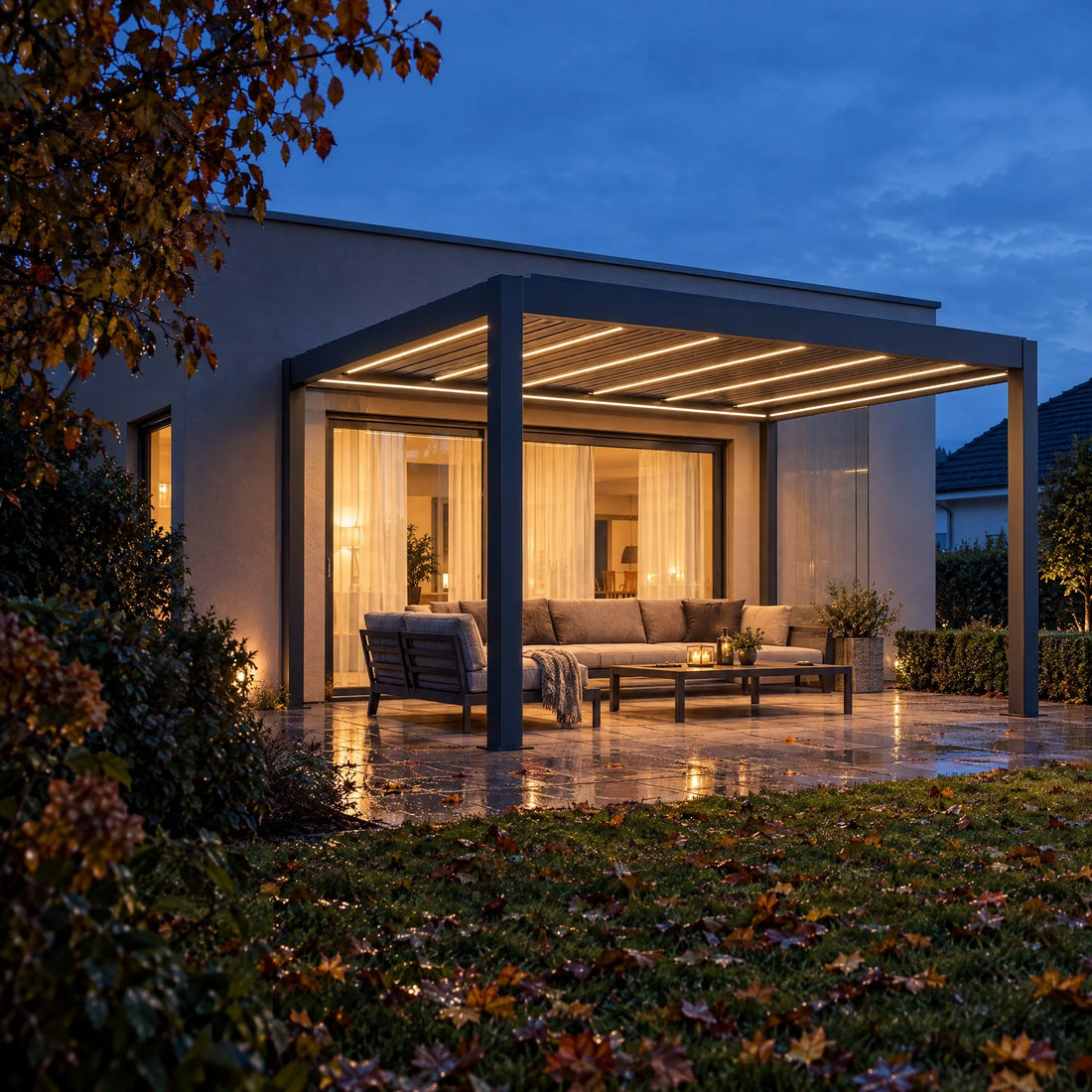 SkyMax Ultra Pergola mit Licht im Dach