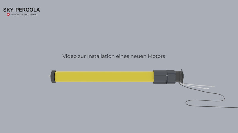 Replace motor – motorized side roller blind